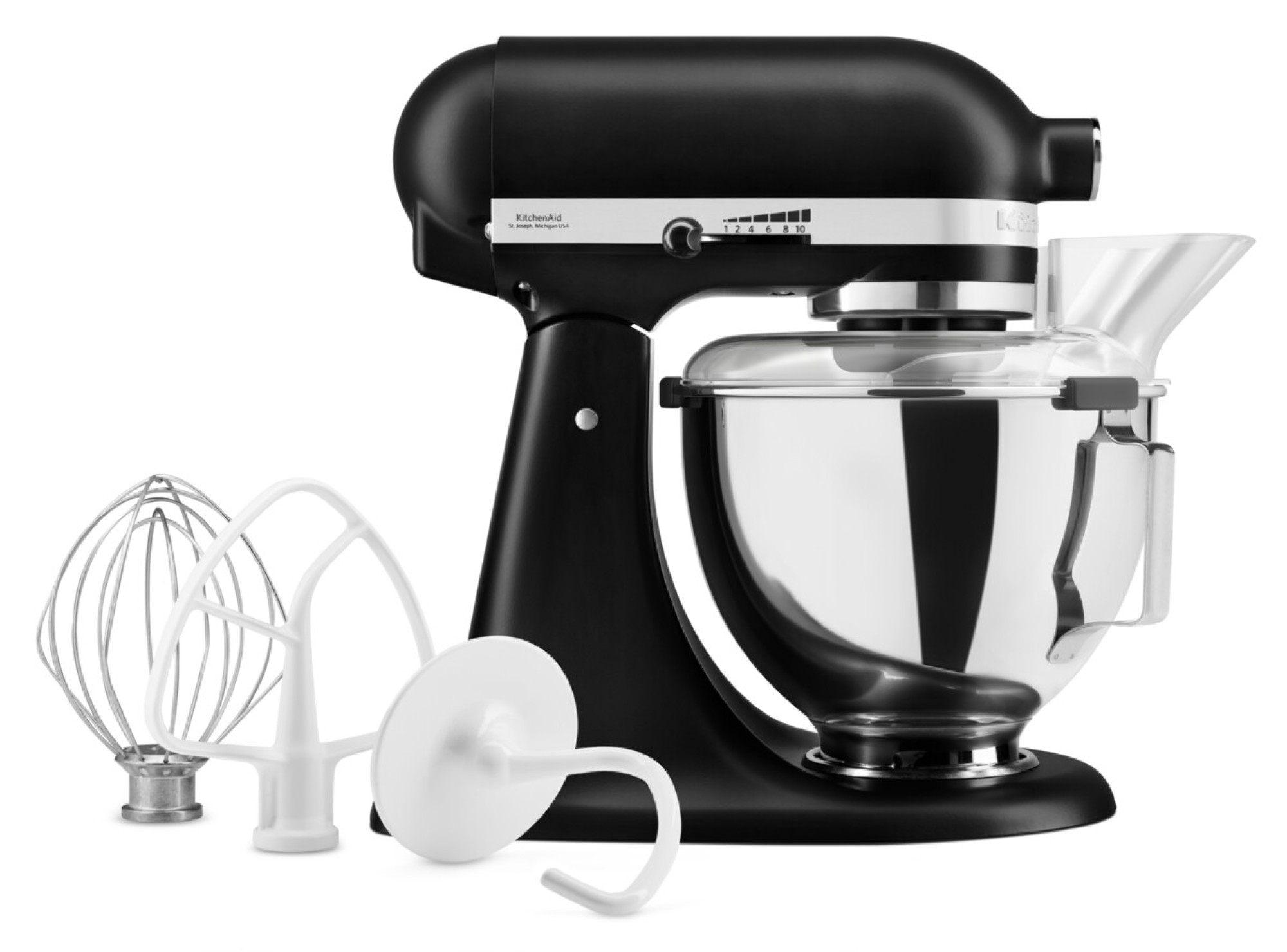 KitchenAid 4.3L Tilt-Head 5KSM95PSBBM Stand Mixer - Matte Black – image 5