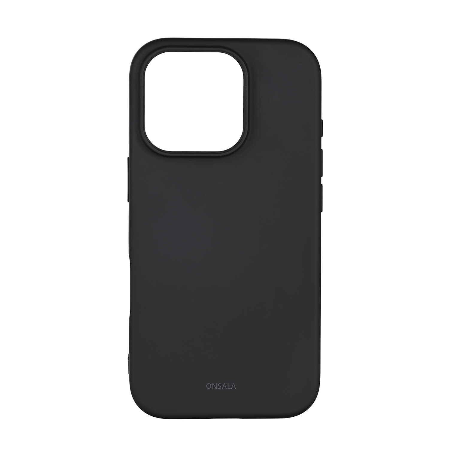 Onsala Phone Case with Silicone Feel Black - iPhone 16 Pro – image 1