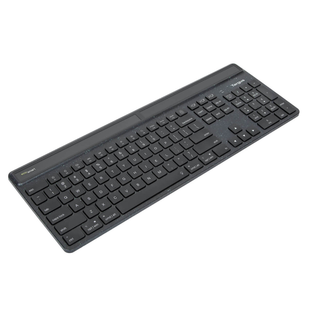 Teclado Targus EcoSmart - Inalámbrico - Bluetooth - Solar - Español - AKB868ES Teclado Targus EcoSmart - Inalámbrico - Bluetooth - Solar - Español - AKB868ES
