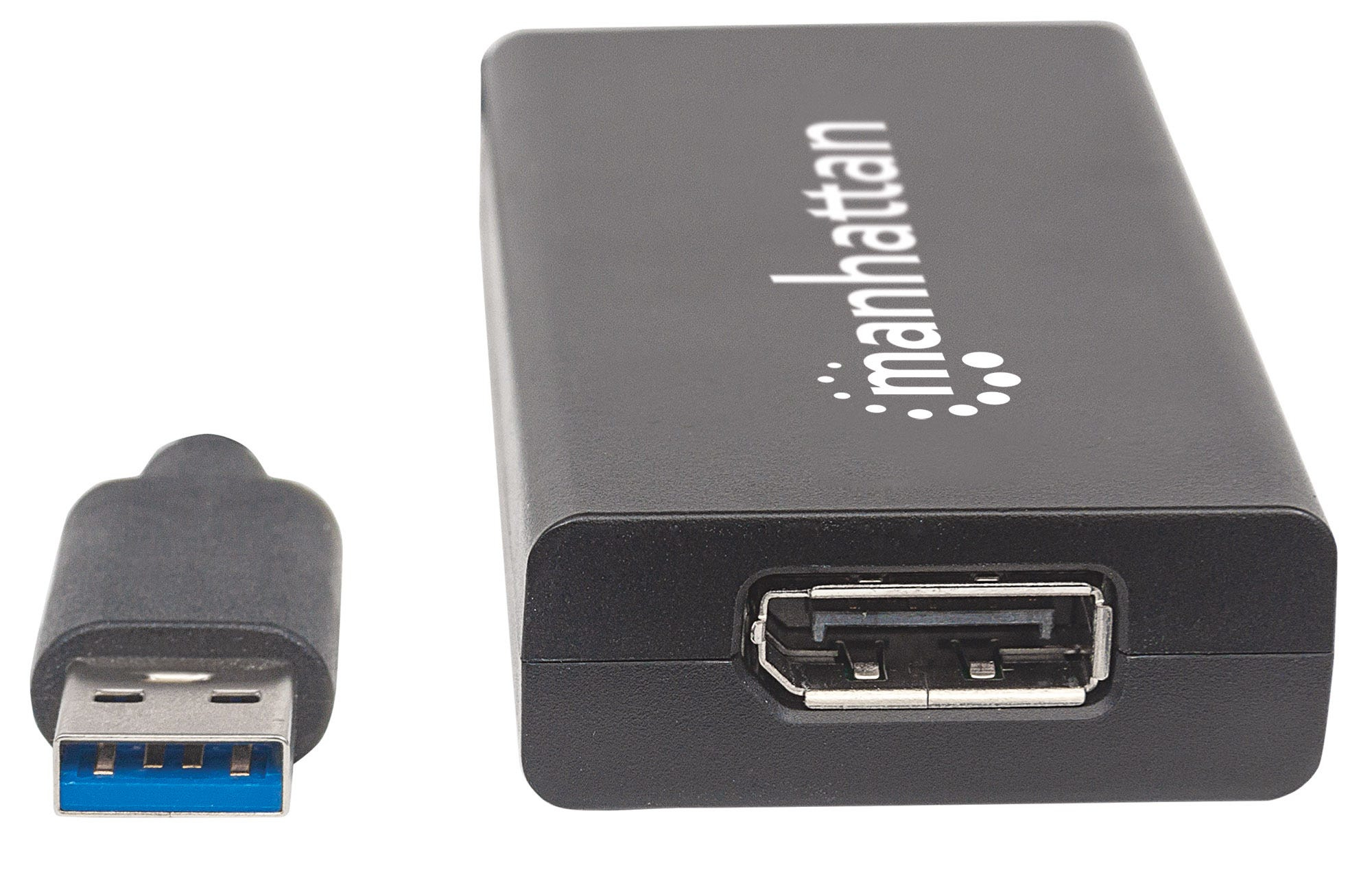 Manhattan USB-A to DisplayPort Adapter, 4K, Male to Female, 5 Gbps (USB 3.2 Gen1 aka USB 3.0) – image 3