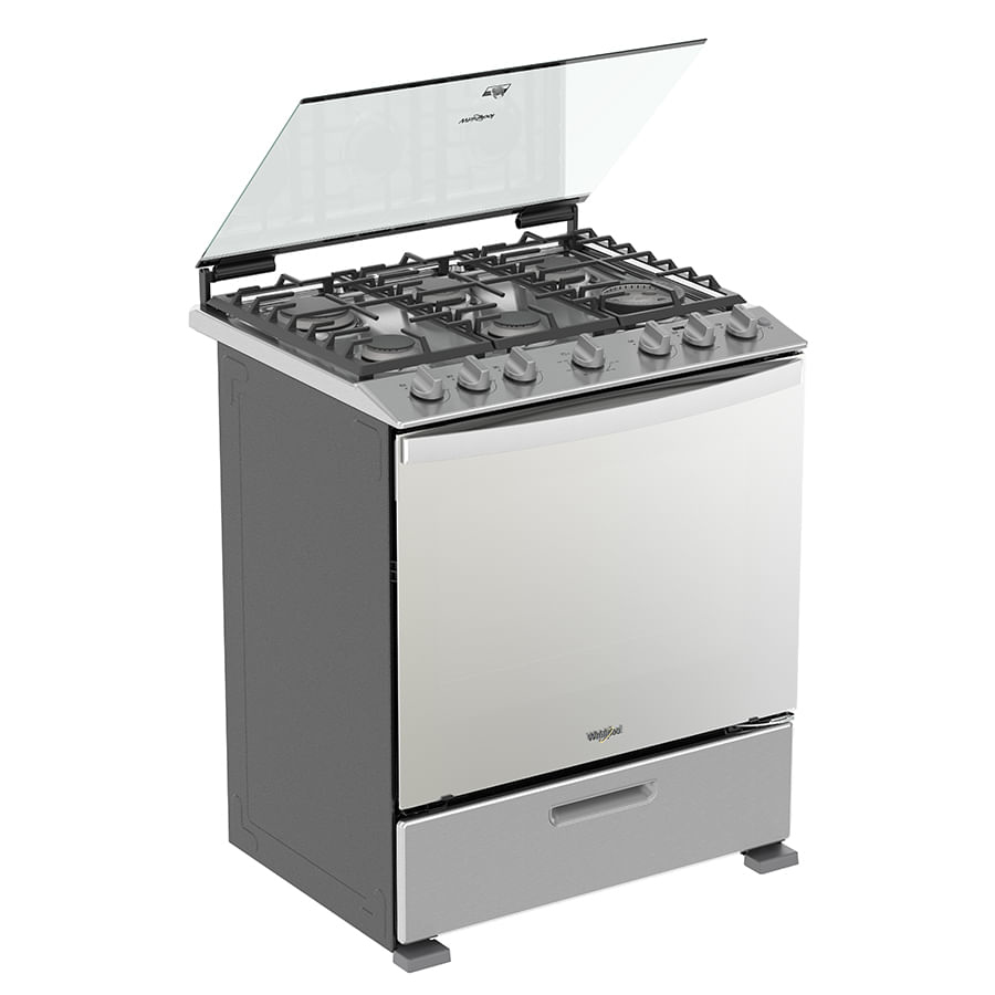 Whirlpool WFR7100S cooker Freestanding cooker Gas Grey – image 9
