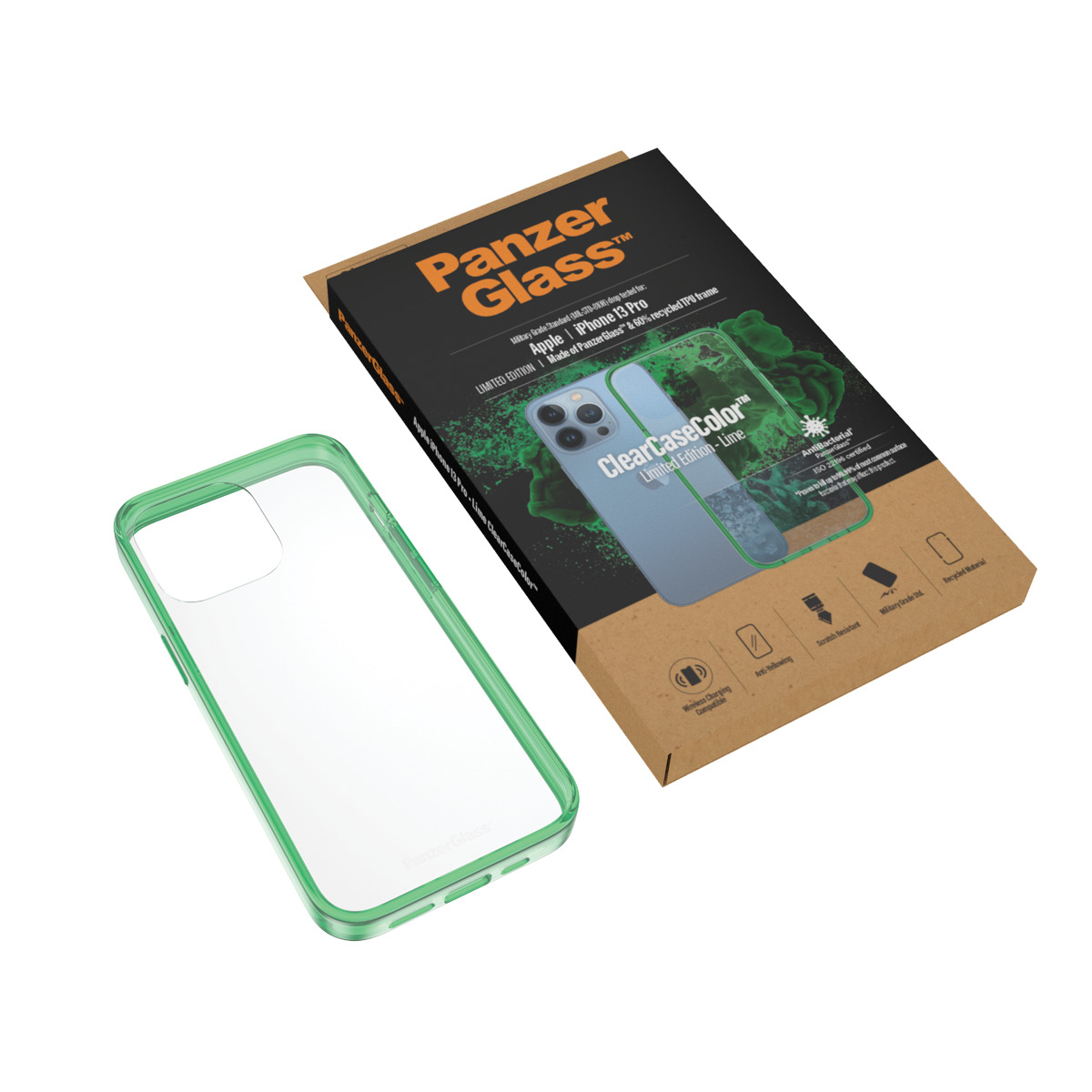 PanzerGlass ® ClearCaseColor™ iPhone 13 Pro - Lime – image 5