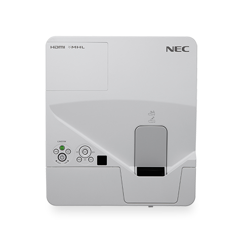 NEC UM351W Ultra short throw projector 3500 ANSI lumens 3LCD WXGA (1280x800) White – image 2