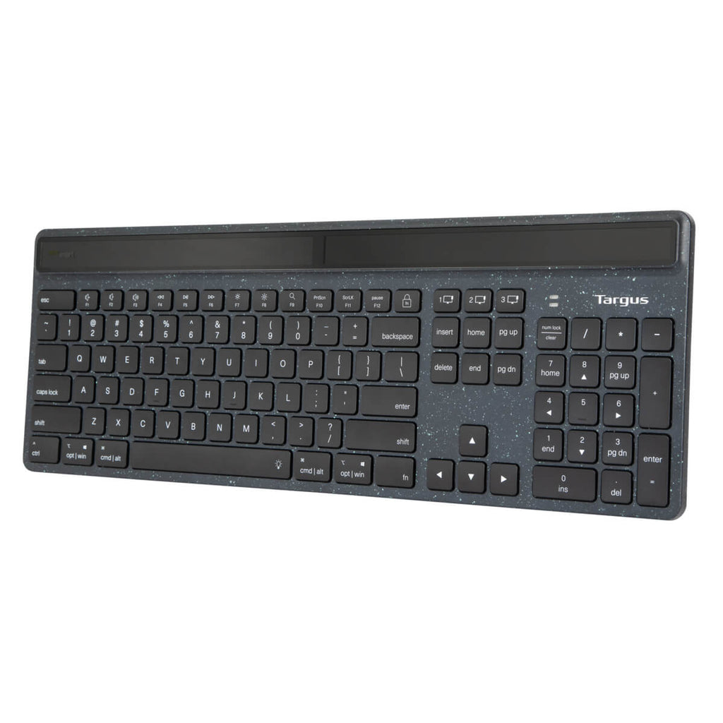 Teclado Targus EcoSmart - Inalámbrico - Bluetooth - Solar - Español - AKB868ES Teclado Targus EcoSmart - Inalámbrico - Bluetooth - Solar - Español - AKB868ES