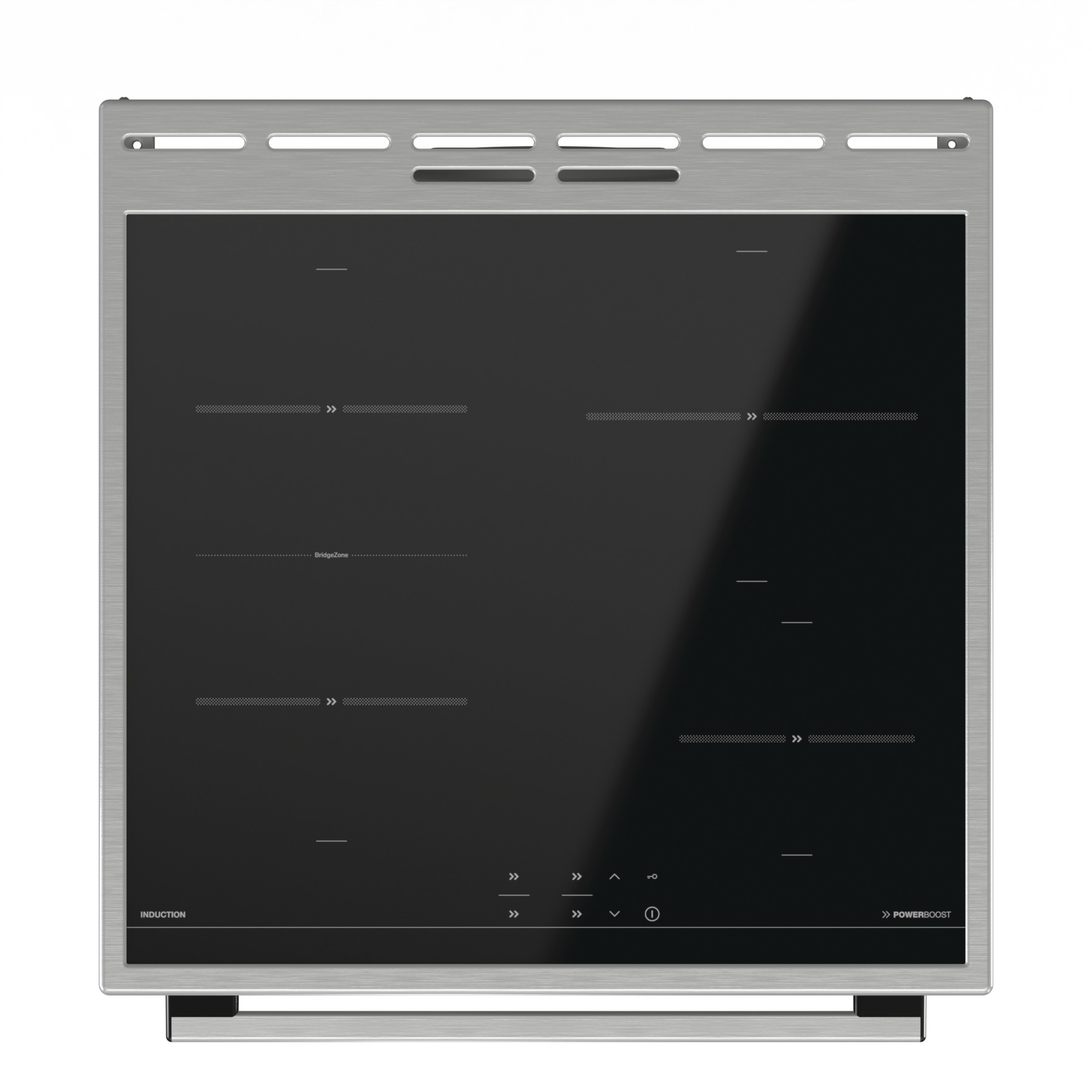 Gorenje EIT6355XPD Freestanding cooker Electric Zone induction hob Stainless steel – image 2
