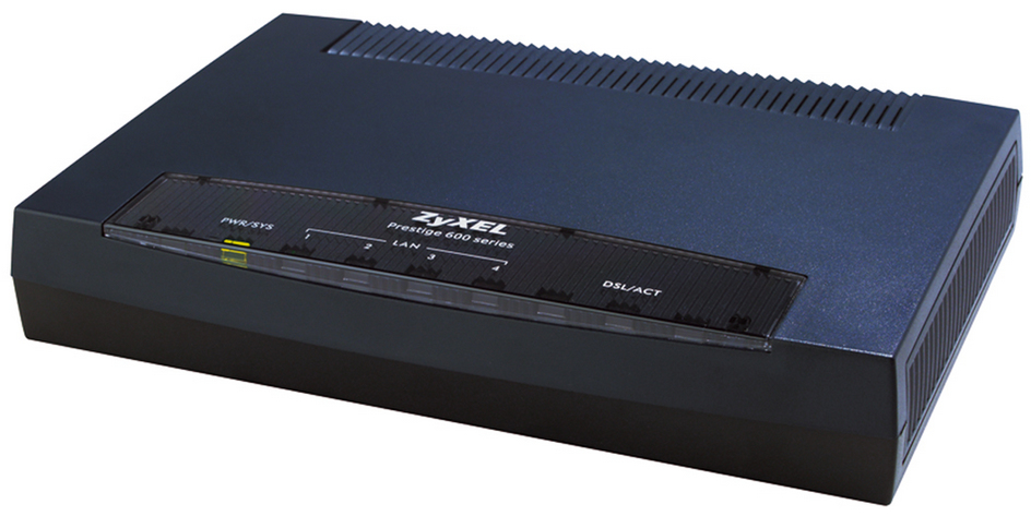 Zyxel Prestige P-660H wired router Black
