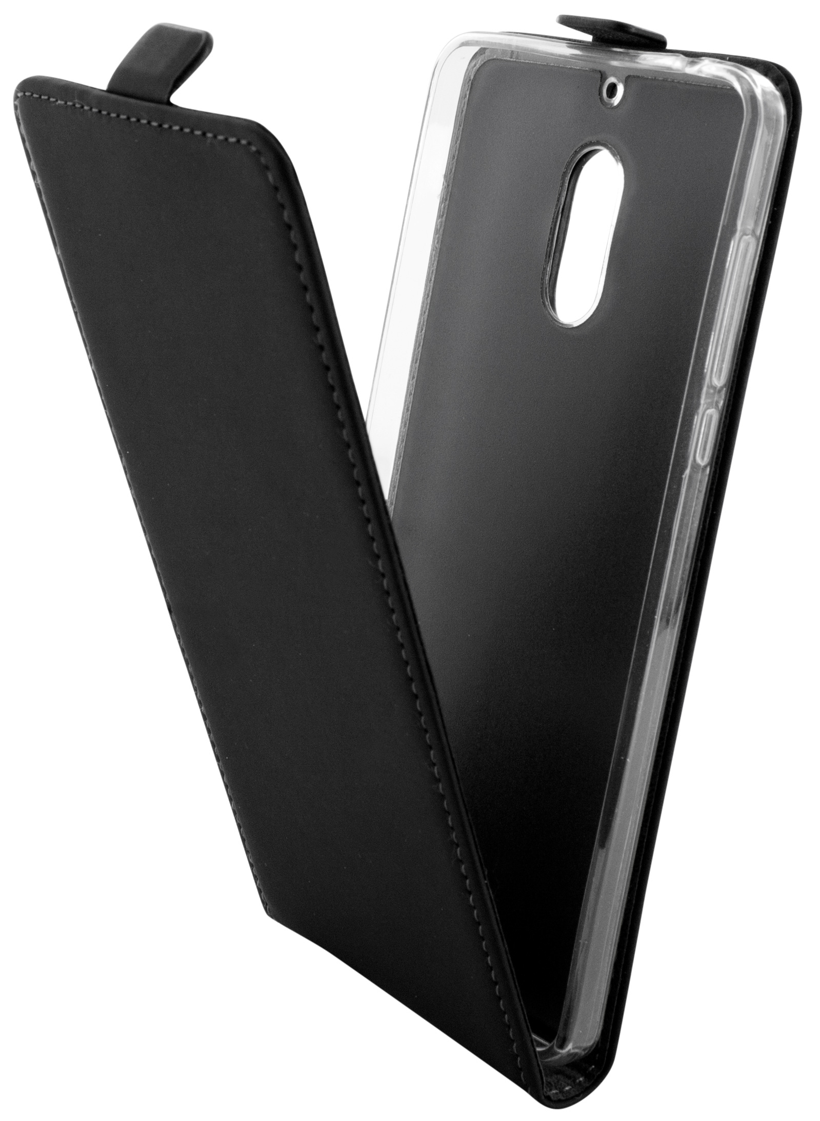 Mobiparts Premium Flip TPU Case Nokia 6 Black