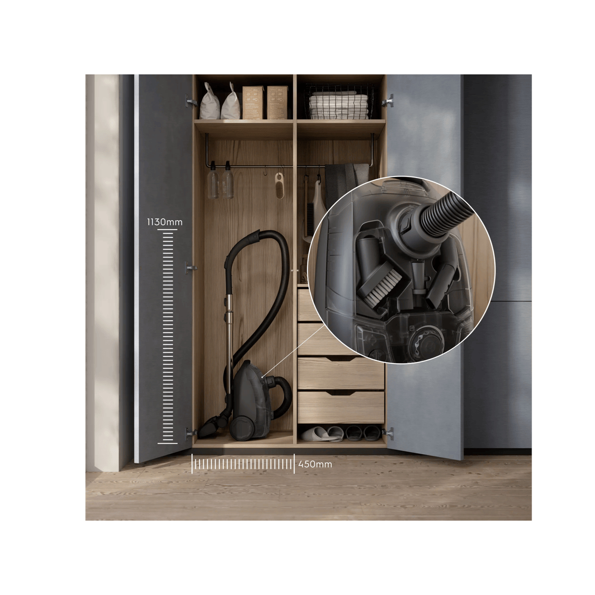 Electrolux EB51C1OG 3 L Cylinder vacuum Dry 750 W Bagless – image 9