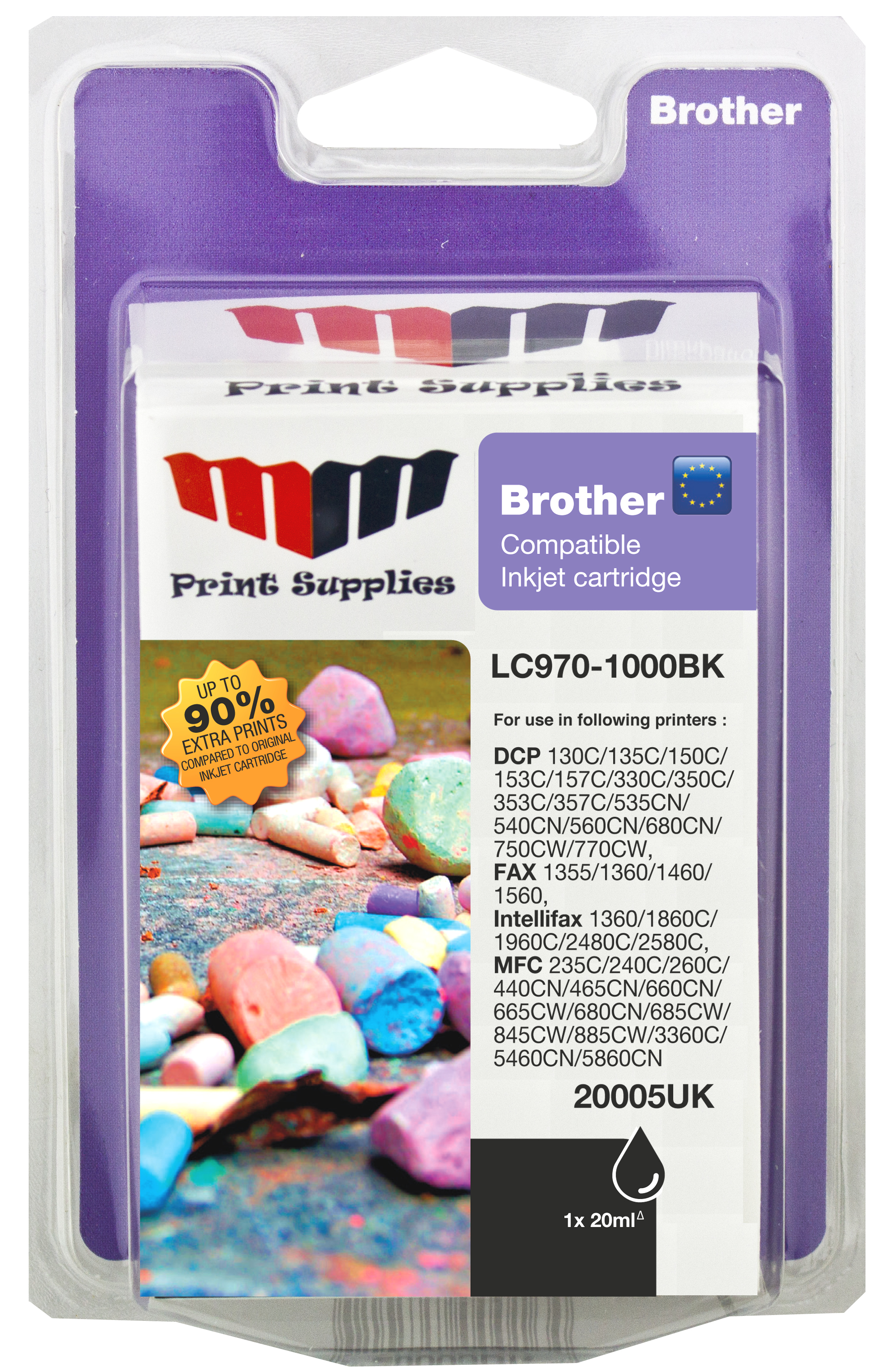 MM 20005UK ink cartridge 1 pc(s) Standard Yield Black