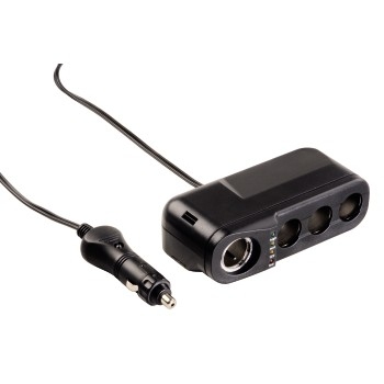Hama 4-way Distributor for Cigarette Lighter Socket, 12V, 8A, LED