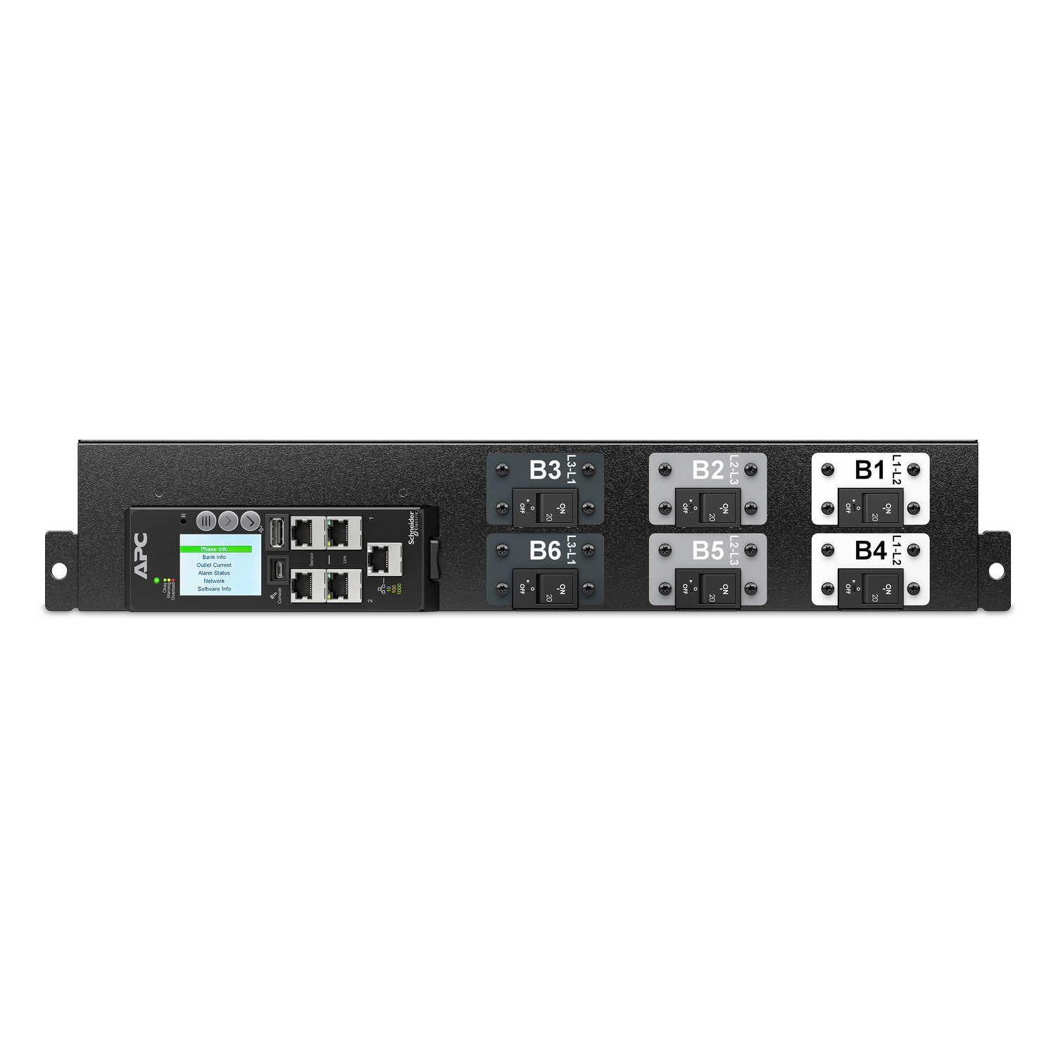 APC NetShelter Rack PDU Advanced Metered, 2U, 3 Phase, 208V, 17.3kVA 60A, 18 Outlets – image 3