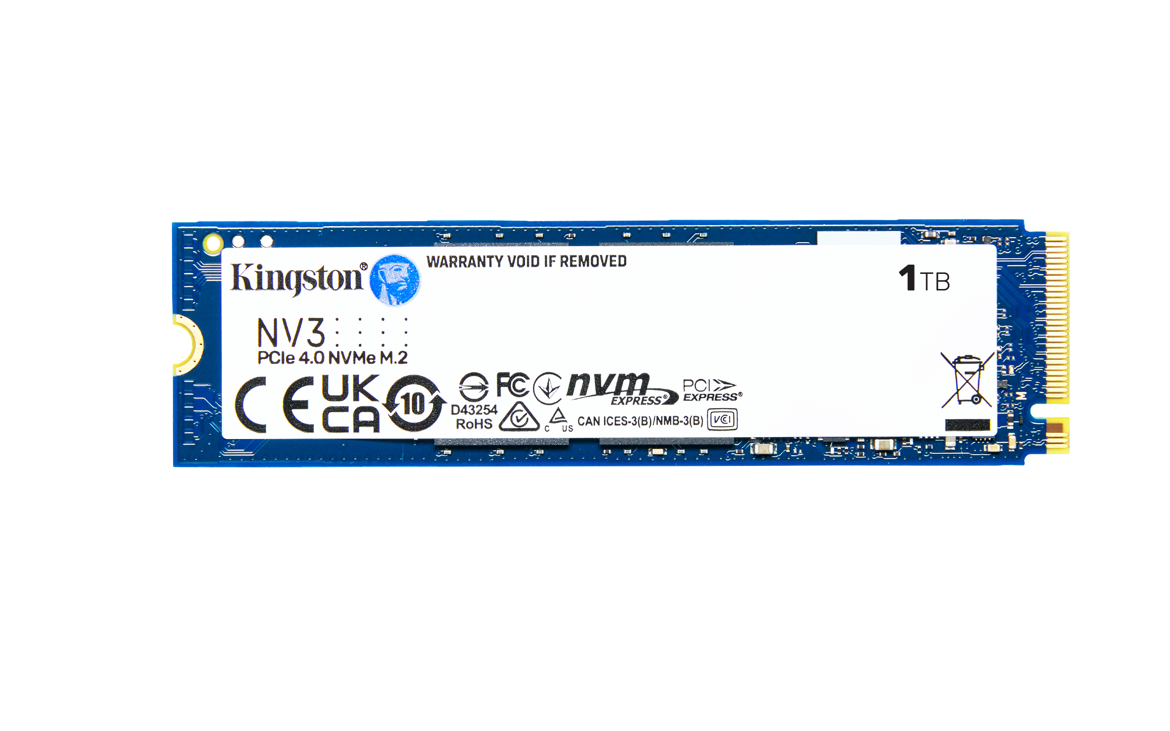 Unidad de Estado Sólido Kingston NV3 - M.2 - 1TB - PCI-E 4.0 - SNV3S/1000G Unidad de Estado Sólido Kingston NV3 - M.2 - 1TB - PCI-E 4.0 - SNV3S/1000G