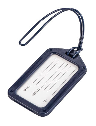 Hama 00139501 etichetta per valigia Blu scuro