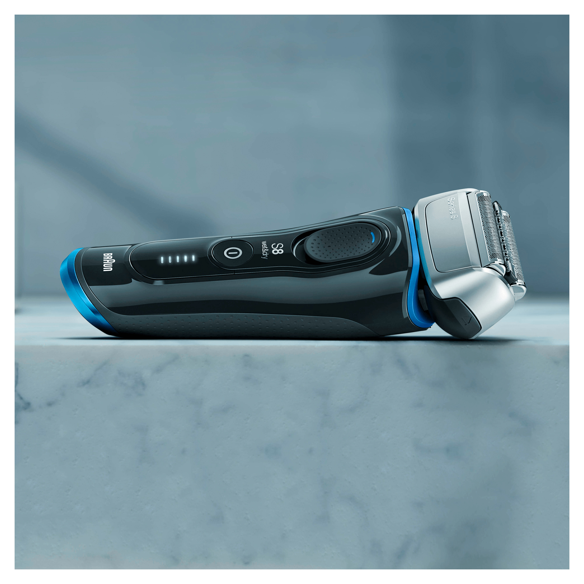 Braun Series 8 8345s Next Generation Electric Shaver, Charging Stand, Fabric Case, Noir – image 6