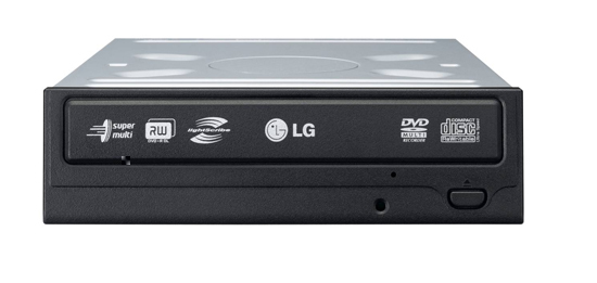 LG LightScribe Super Multi DVD Rewriter 18x, Black Retail