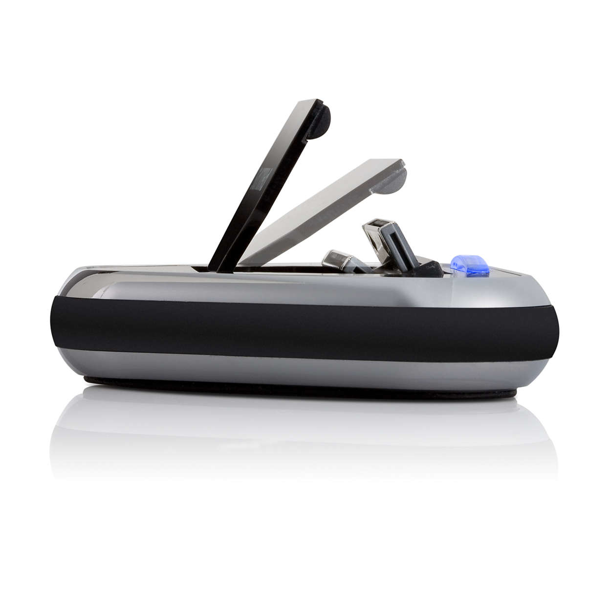 Philips DLM47100/97 mobile device dock station MP3 player / Smartphone Black, Silver – image 2