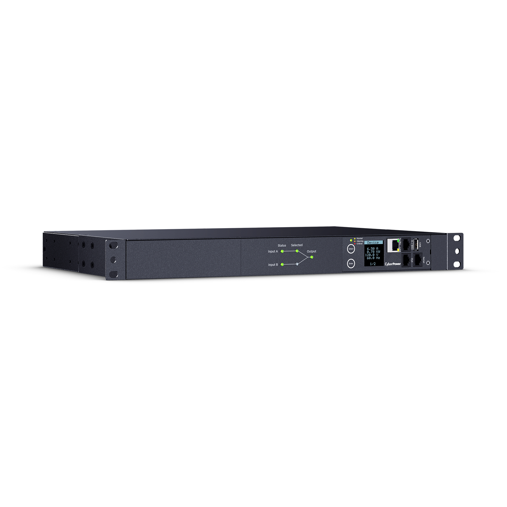 CyberPower PDU44001 power distribution unit (PDU) 12 AC outlet(s) 1U Black – image 2