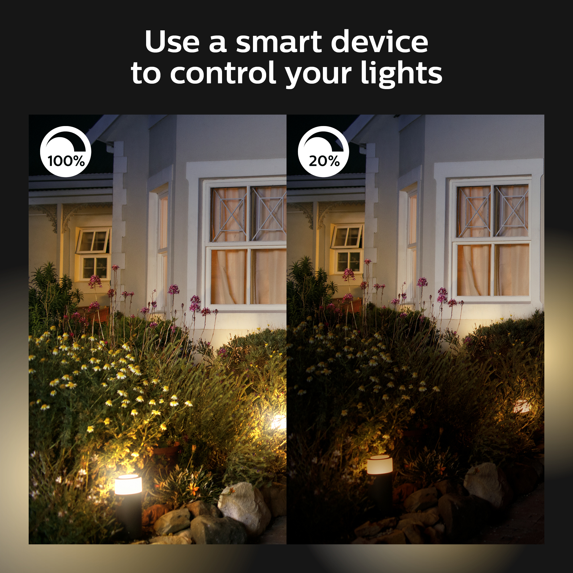 Philips by Signify Philips Hue White Fuzo Outdoor Pedestal Light – image 8