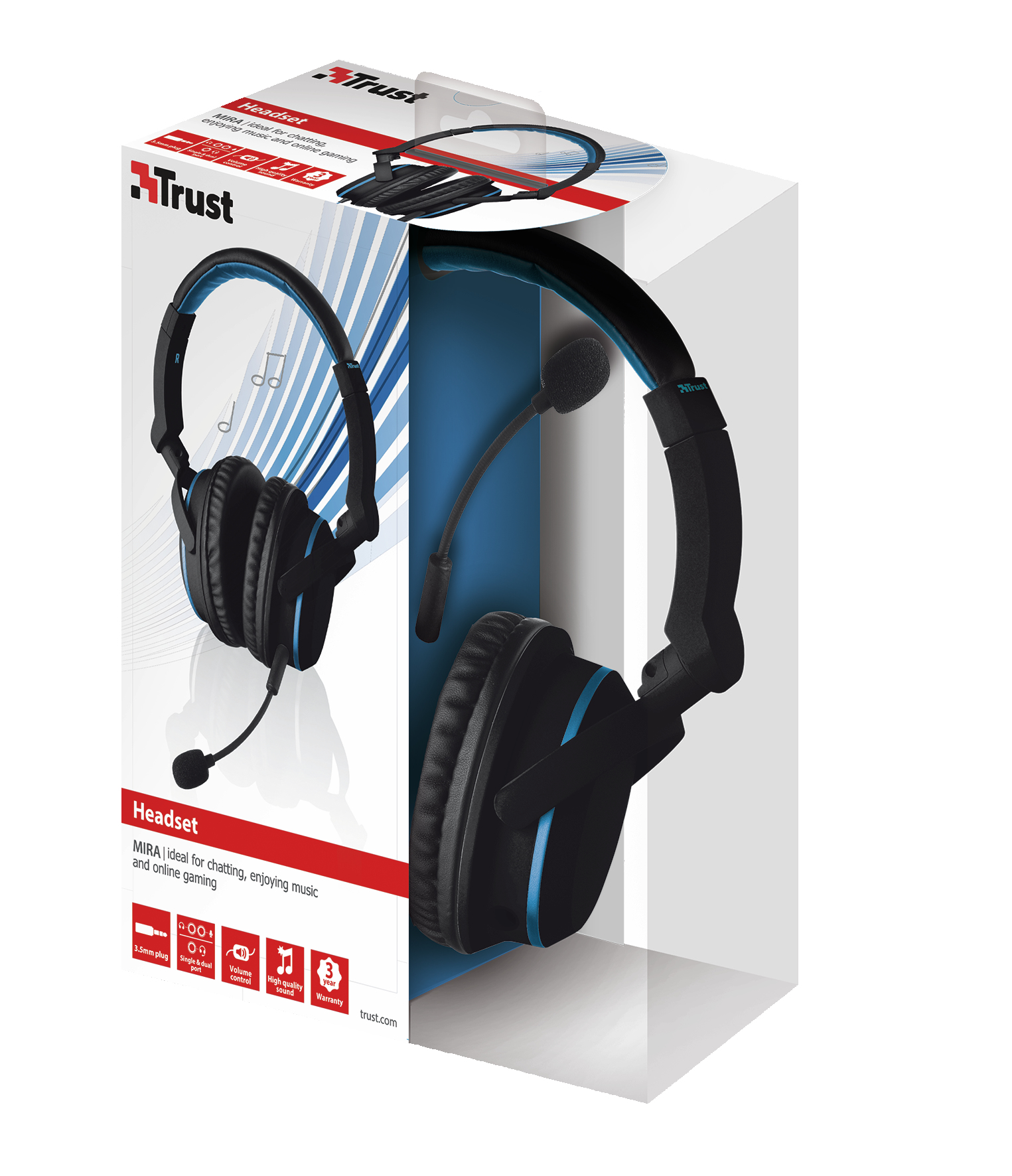 Trust 20112 headphones/headset Wired Head-band Gaming Black – image 9