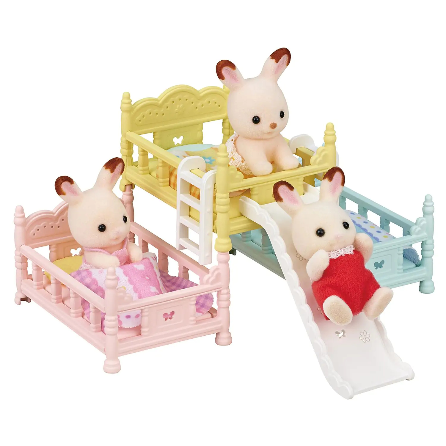 Resim Sylvanian Families Üç Katlı Ranzalar, Çok Renkli Plastik Yapı Oyuncağı