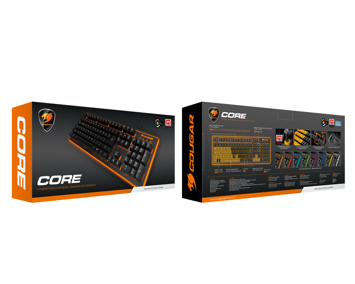 COUGAR Core keyboard Gaming USB Black – image 6