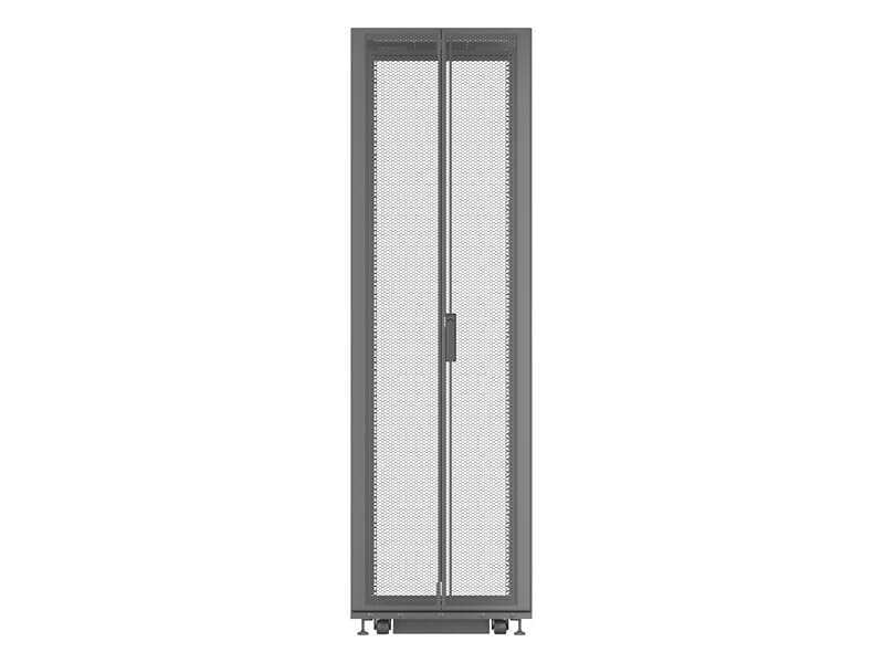 Vertiv VR3300TAA rack cabinet 42U Freestanding rack Black, Transparent – image 4
