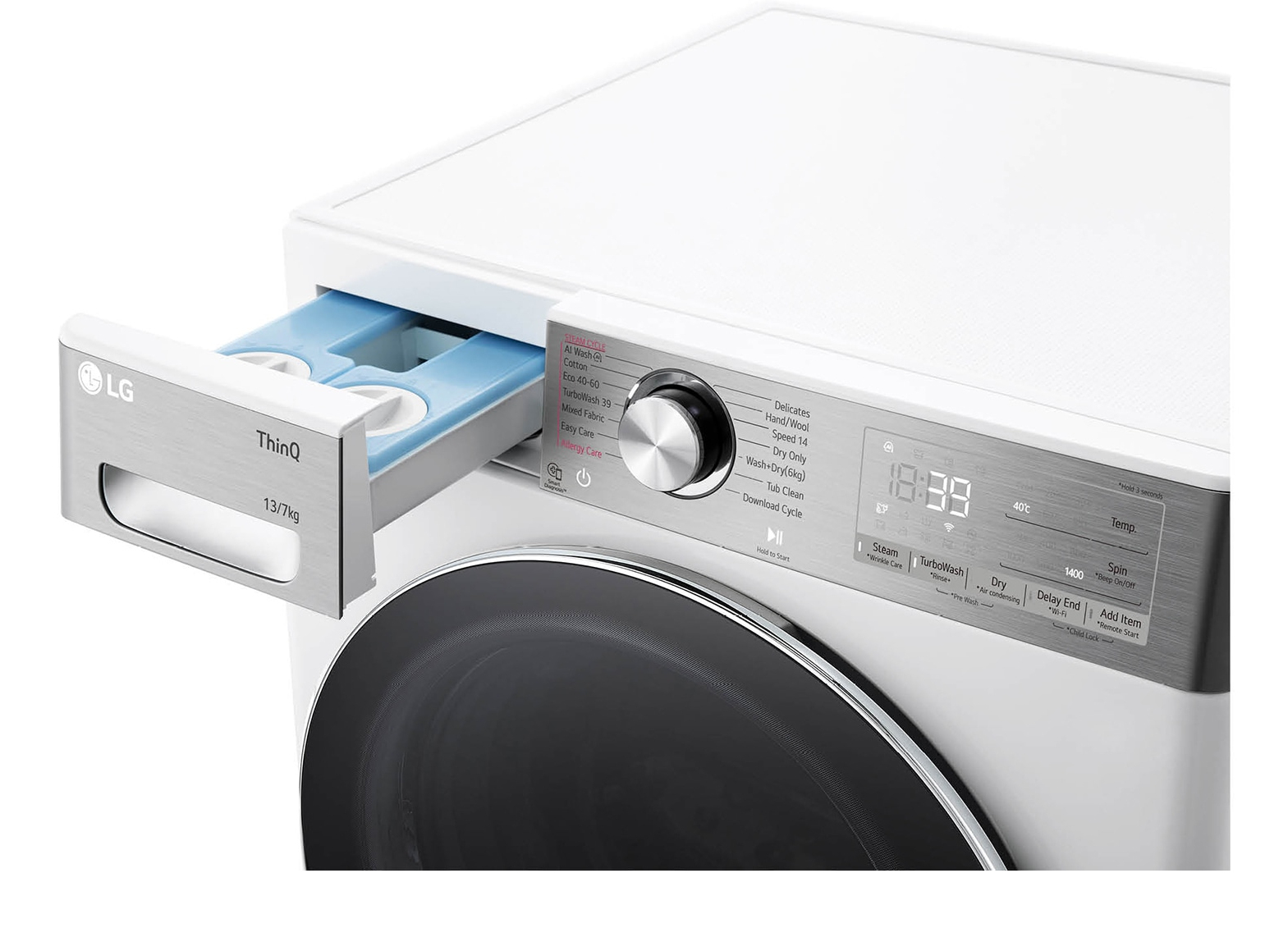 LG FWY937WCTA1 washer dryer Freestanding Front-load White – image 6
