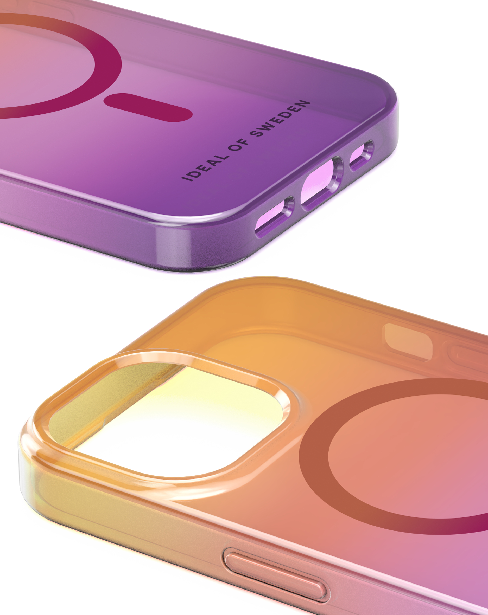 iDeal of Sweden Clear Case MagSafe iPhone 13 / 14 / 15 / 16e Vibrant Ombre