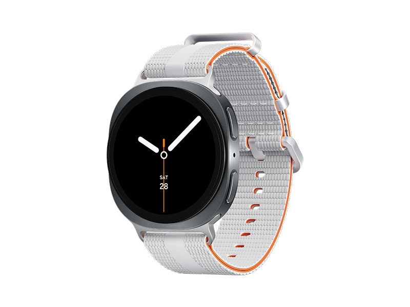 Samsung Galaxy Watch 8, Bluetooth, 40mm, Sport Band, Graphite, S/M + Athleisure Band, White, S/M