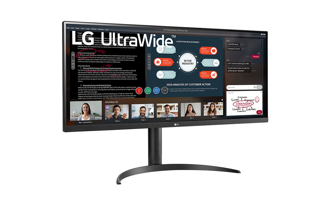 LG 34WP550 computer monitor – image 3