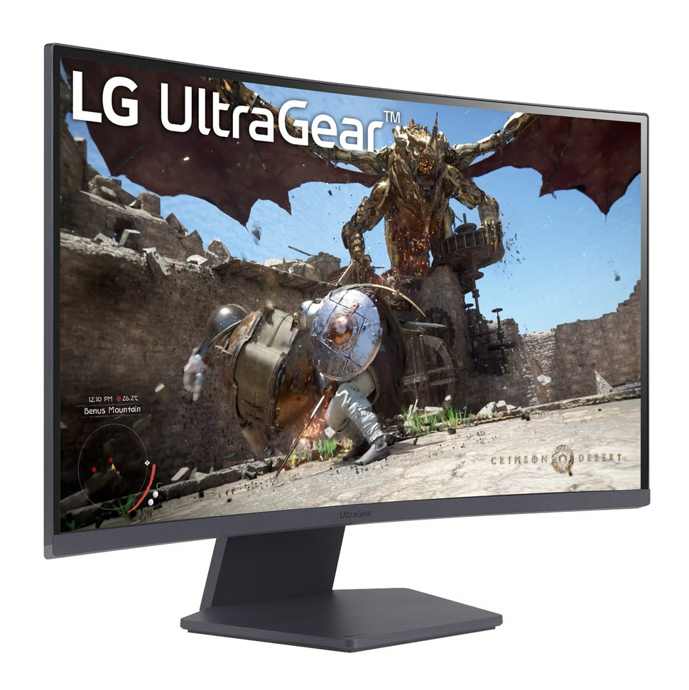 Monitor Gamer LG UltraGear 27GS60QC - 27" - QHD - 180Hz - HDMI - DisplayPort - Curvo - 27GS60QC-B Monitor Gamer LG UltraGear 27GS60QC - 27" - QHD - 180Hz - HDMI - DisplayPort - Curvo - 27GS60QC-B