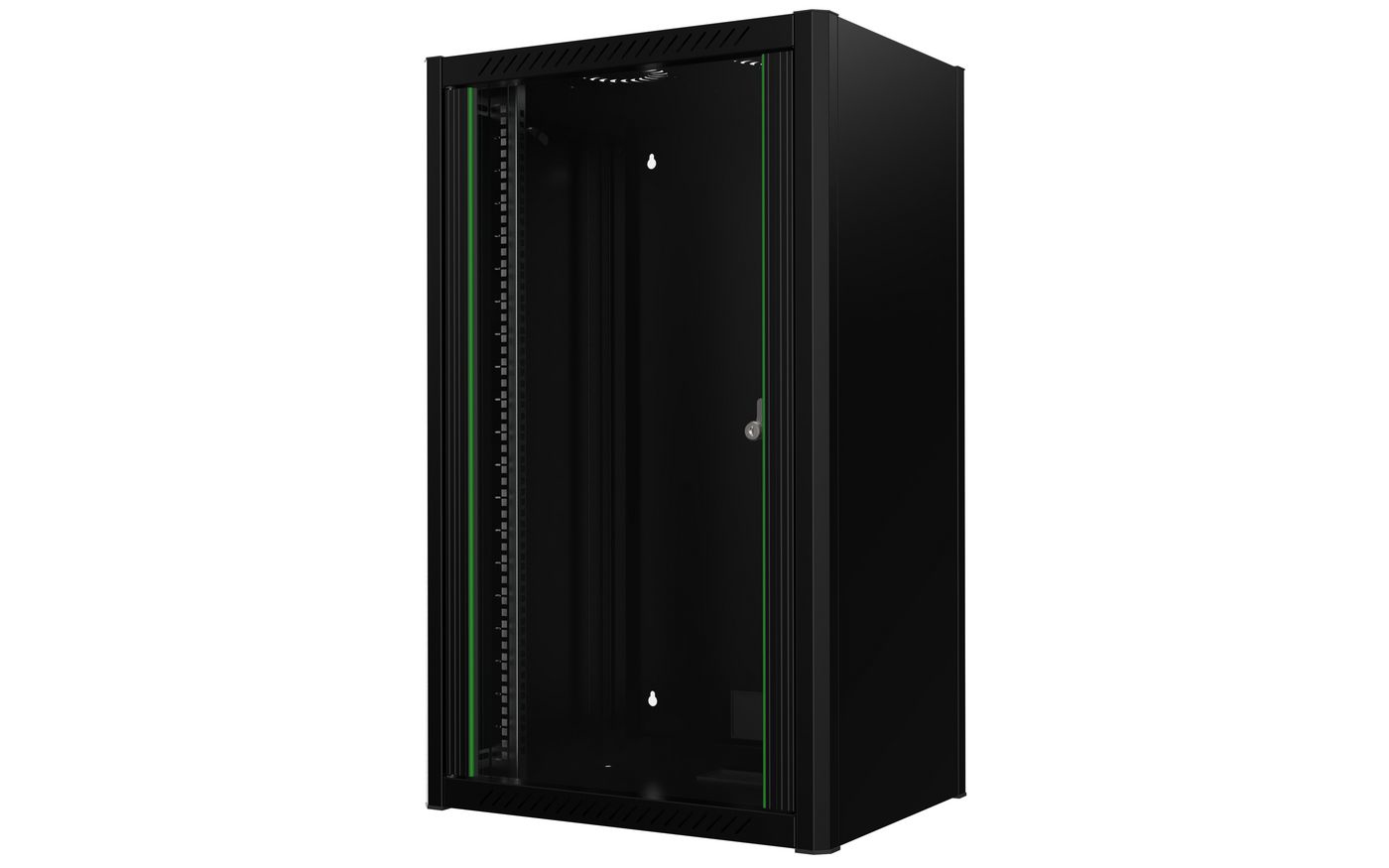 Lanview RWM20U45BL rack cabinet 20U Wall mounted rack Black – image 1