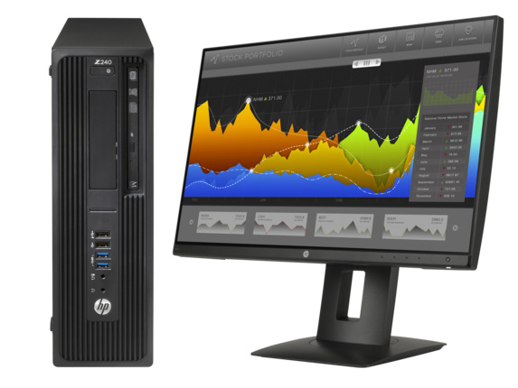 HP 240 SFF + Z23n