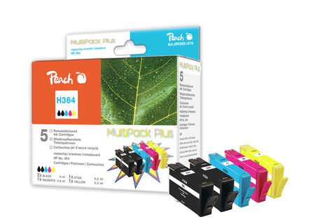 Peach 319221 ink cartridge 5 pc(s) Black, Cyan, Magenta, Yellow
