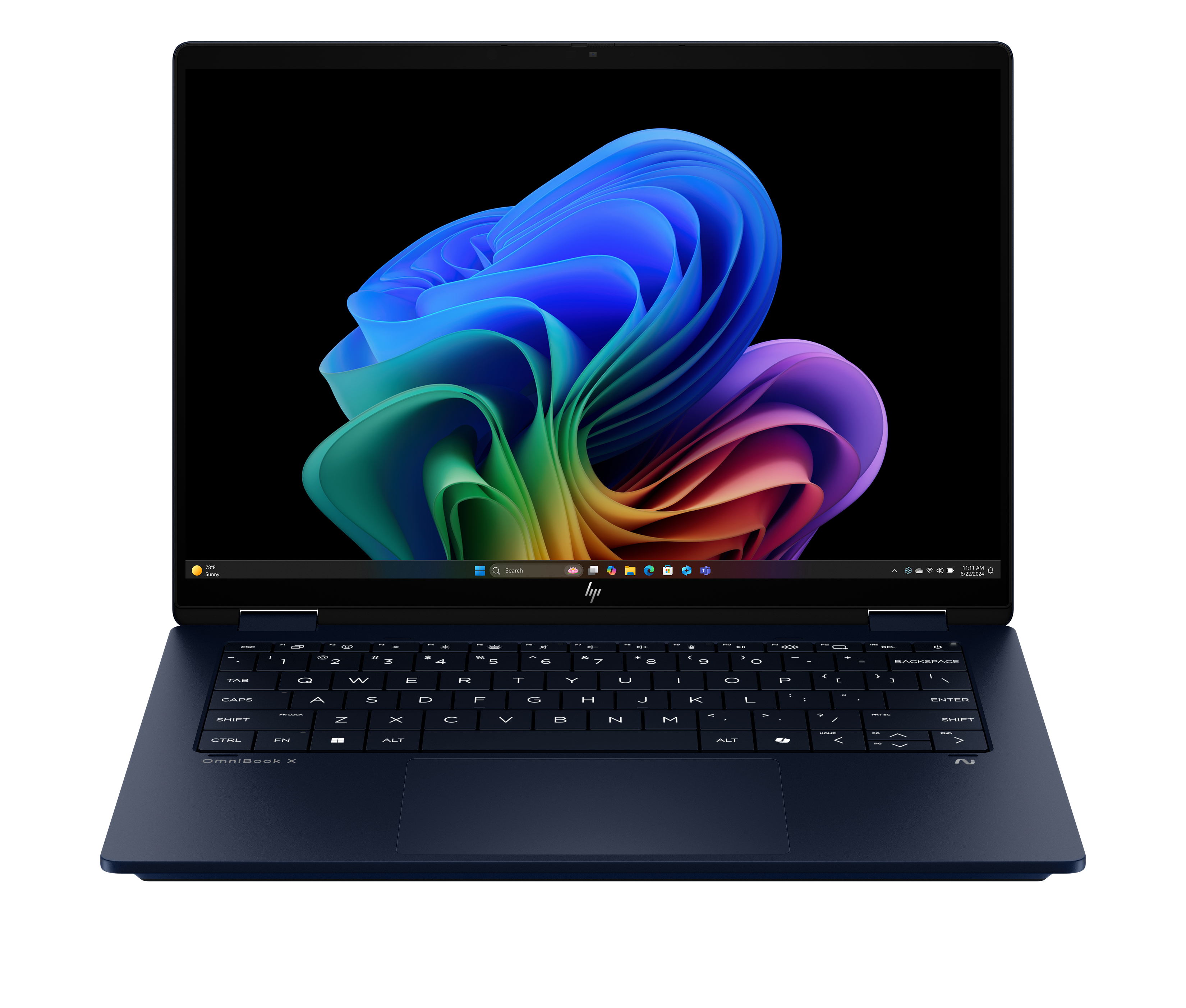 Portátil - HP OmniBook X FlipNGAI 14-fm0004ns Copilot+ PC, 14" 3K, Intel® Core™ Ultra 7, 32GB RAM, 1TB SSD, Gráficos Intel Arc™, Windows 11 Home, Azul - imagen 2