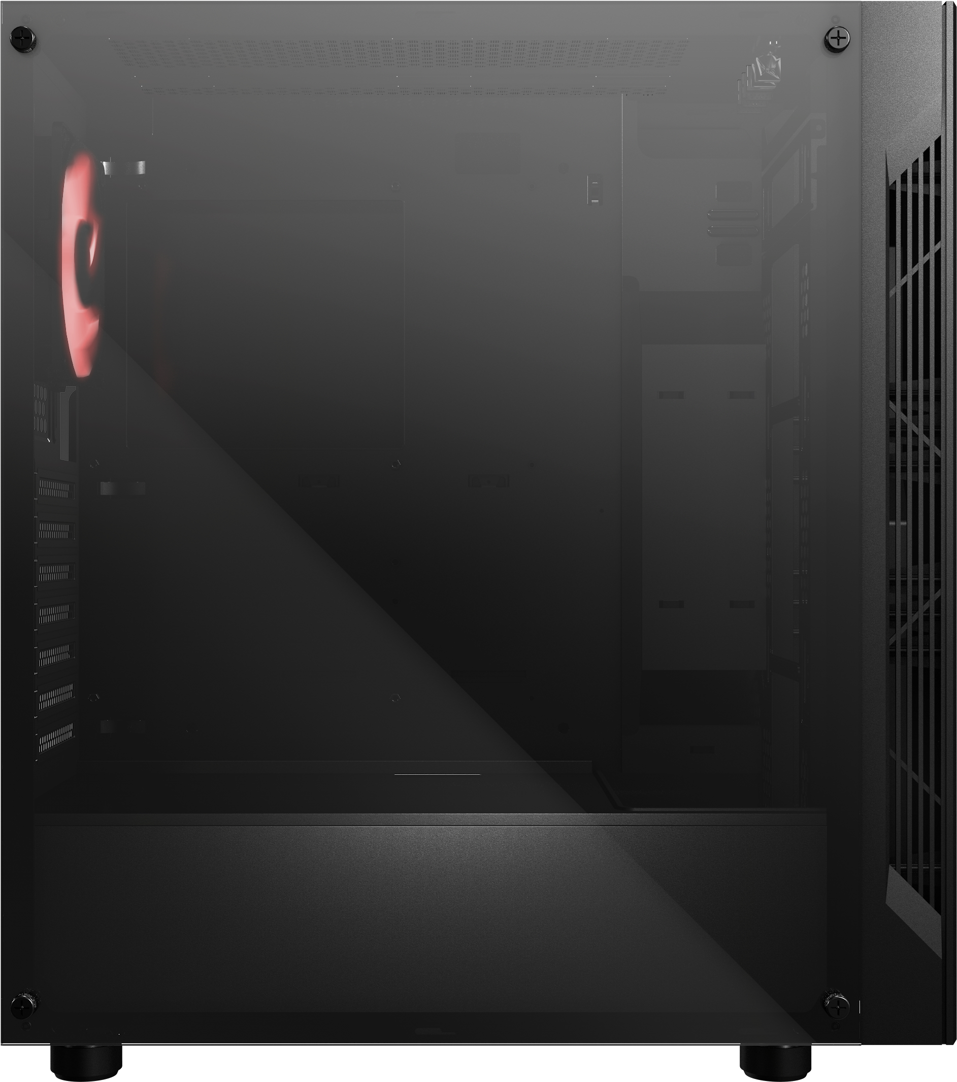 MSI MAG VAMPIRIC 011C Mid Tower Gaming Computer Case 'Black AMD RYZEN Edition – image 7
