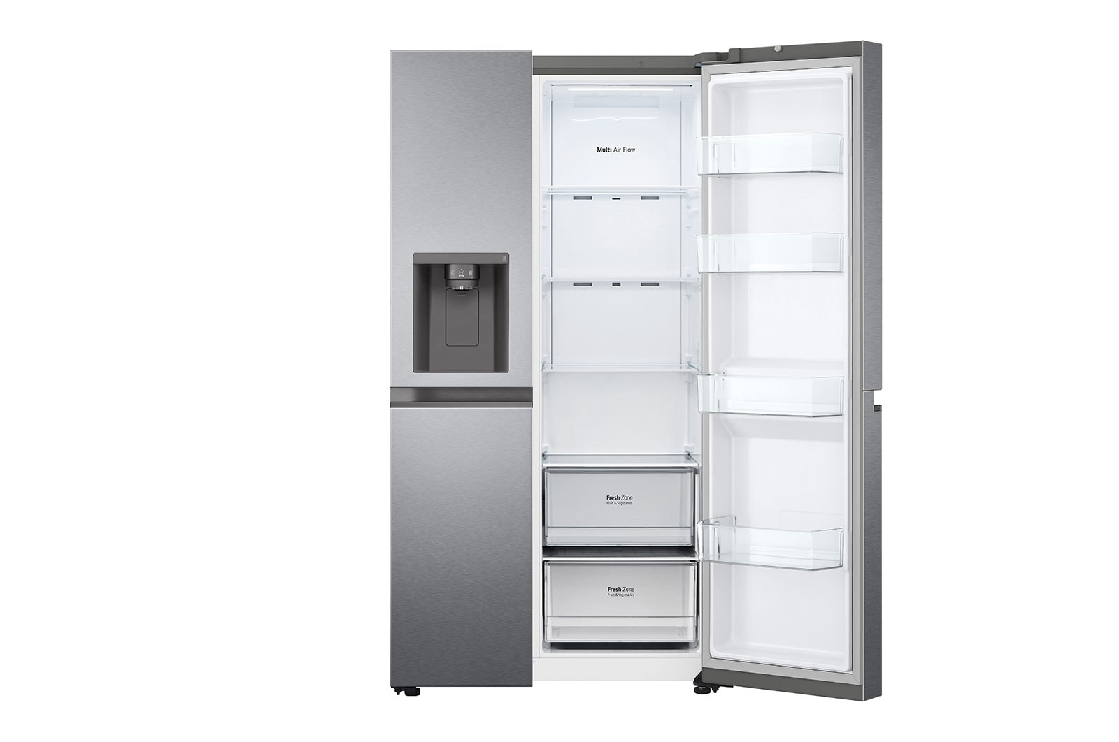 LG GSLV50DSXF side-by-side refrigerator Freestanding – image 8