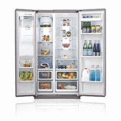 Samsung RSH5UTRS side-by-side refrigerator Freestanding Stainless steel – image 2