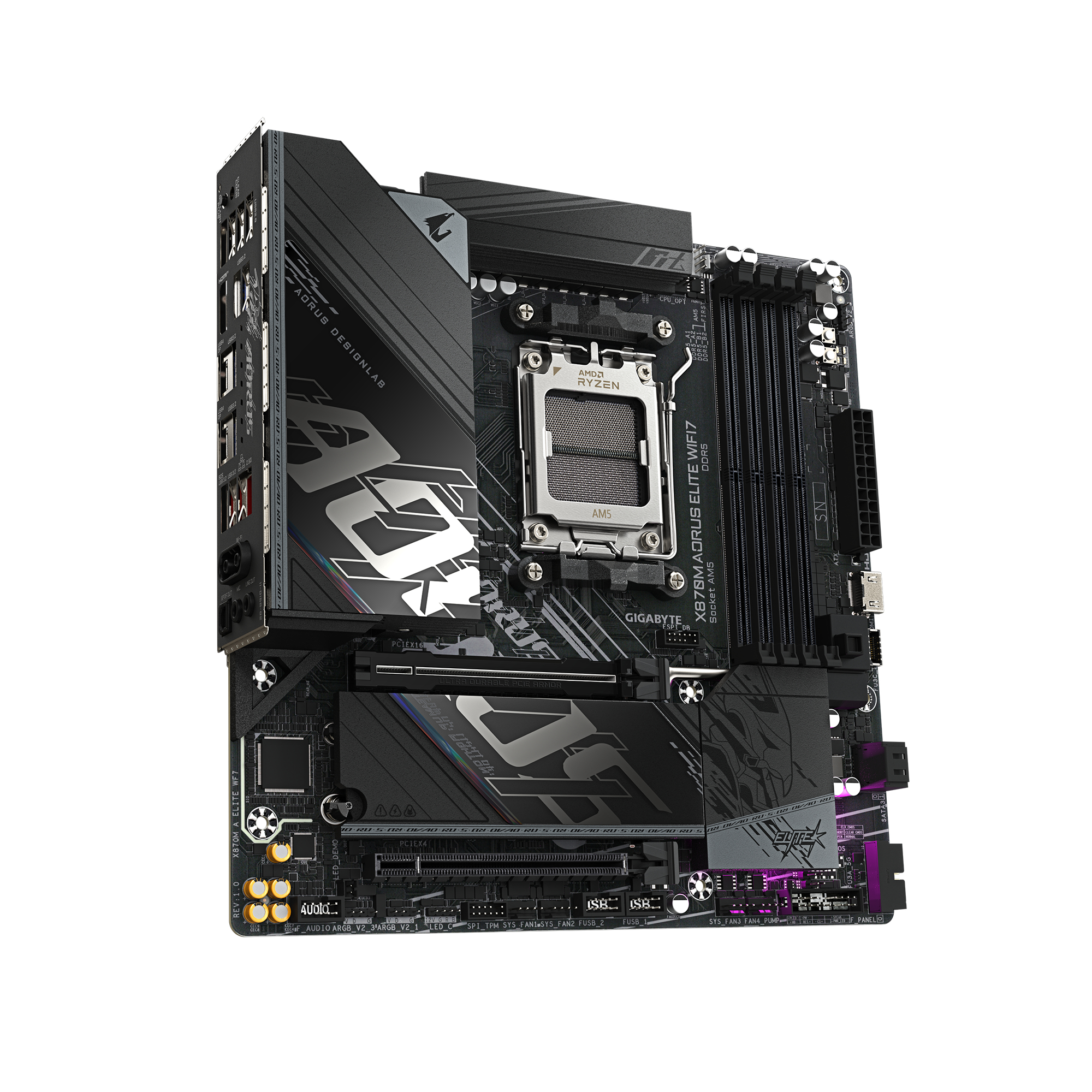 Gigabyte X870M AORUS ELITE WIFI7          (X870,AM5,ATX,DDR Mainboards AMD