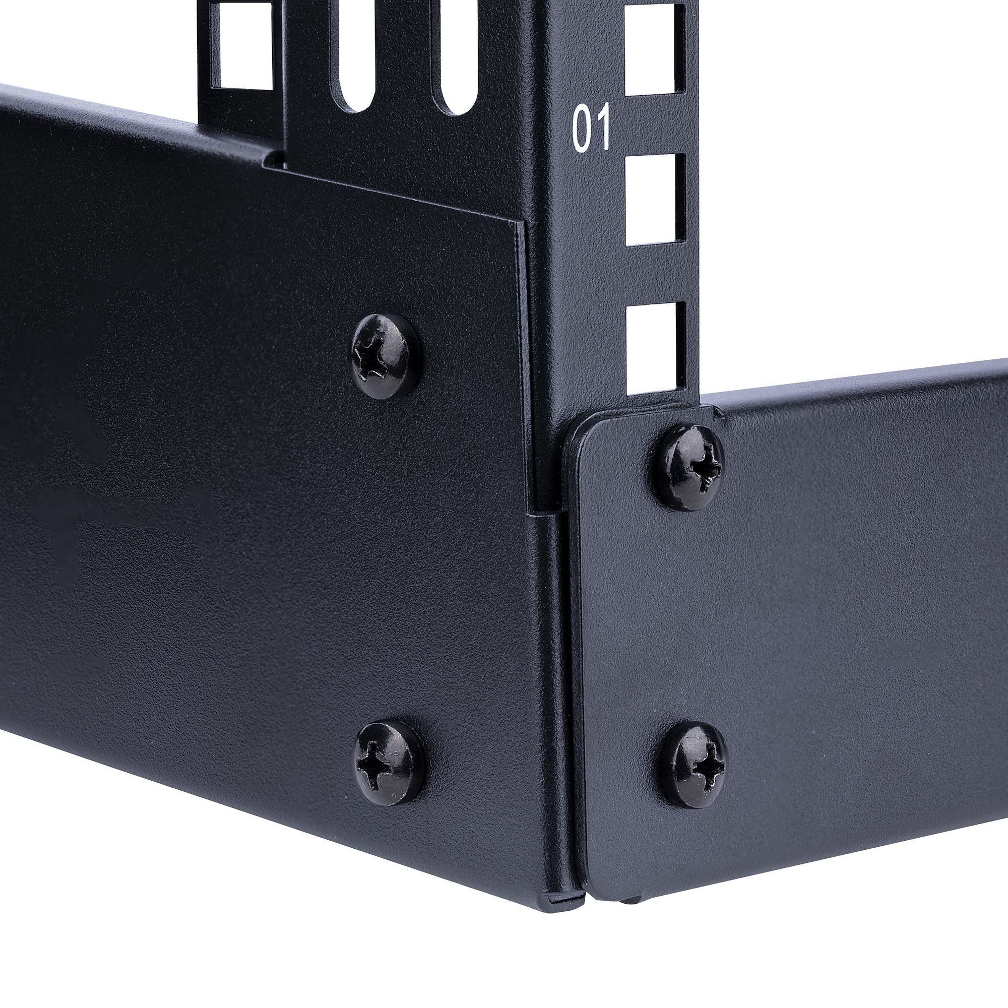 StarTech.com 12U 19" Desktop Open Frame Rack - 2 Post Free-Standing Network Rack Switch Depth for Patch Panel/Data/AV/Communication/Studio Equipment 110lb(50kg) – image 6