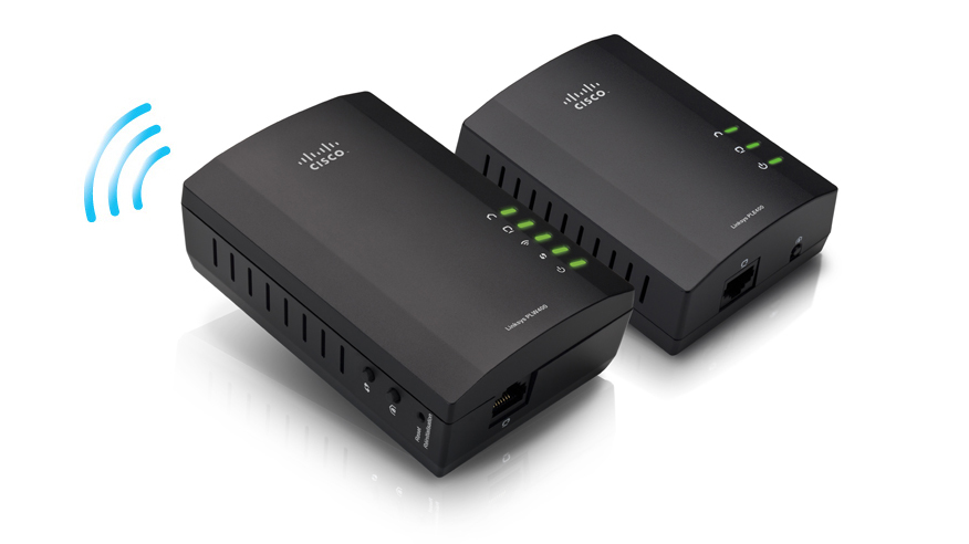 Linksys PLWK400 Network transmitter & receiver Black – image 1