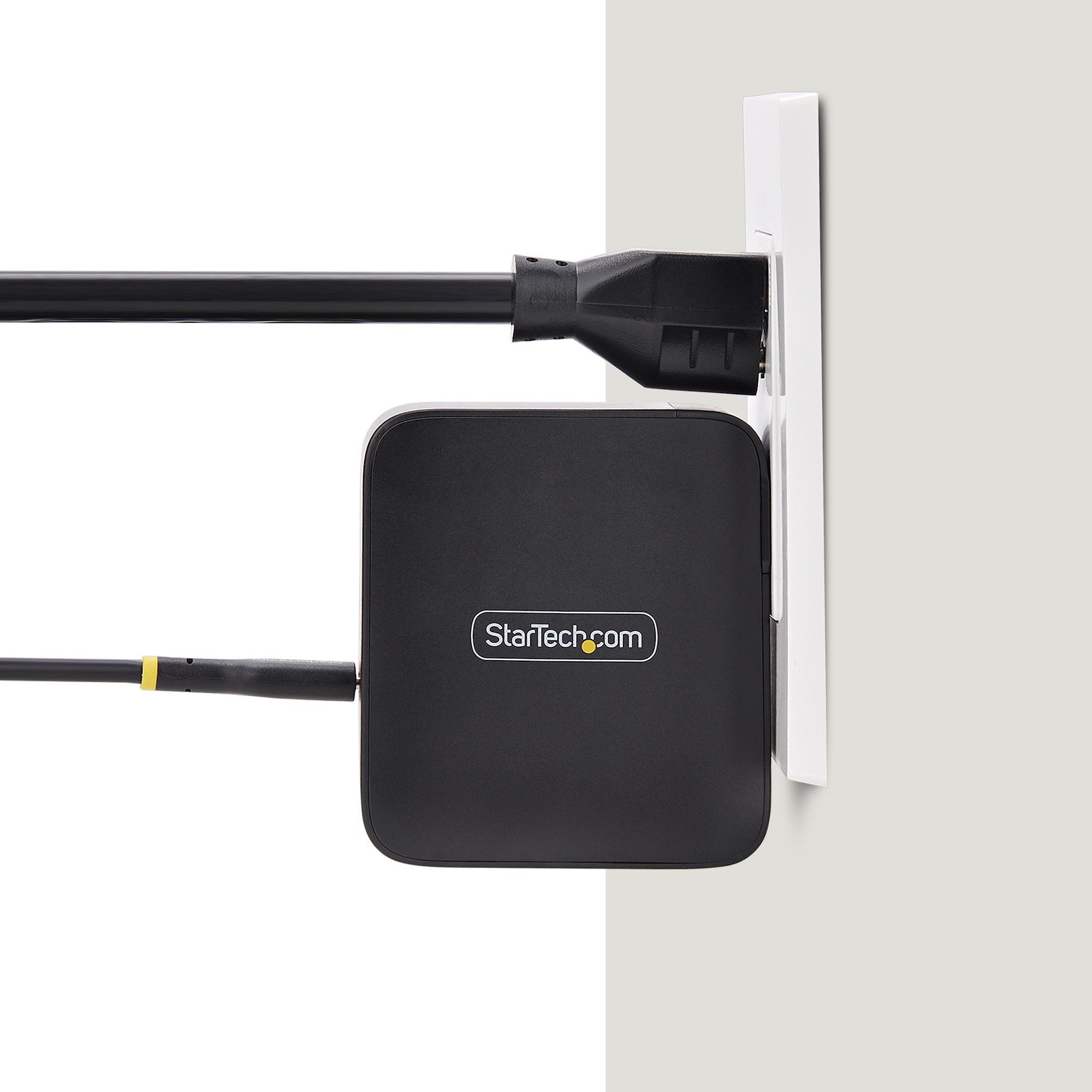 Resim StarTech.com 1014GCN-WALL-CHARGER 140W USB-C PD 3.1 GaN Duvar Tipi Şarj Cihazı Siyah