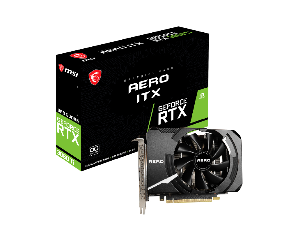 MSI RTX 3060 TI AERO ITX 8G OC LHR – image 2
