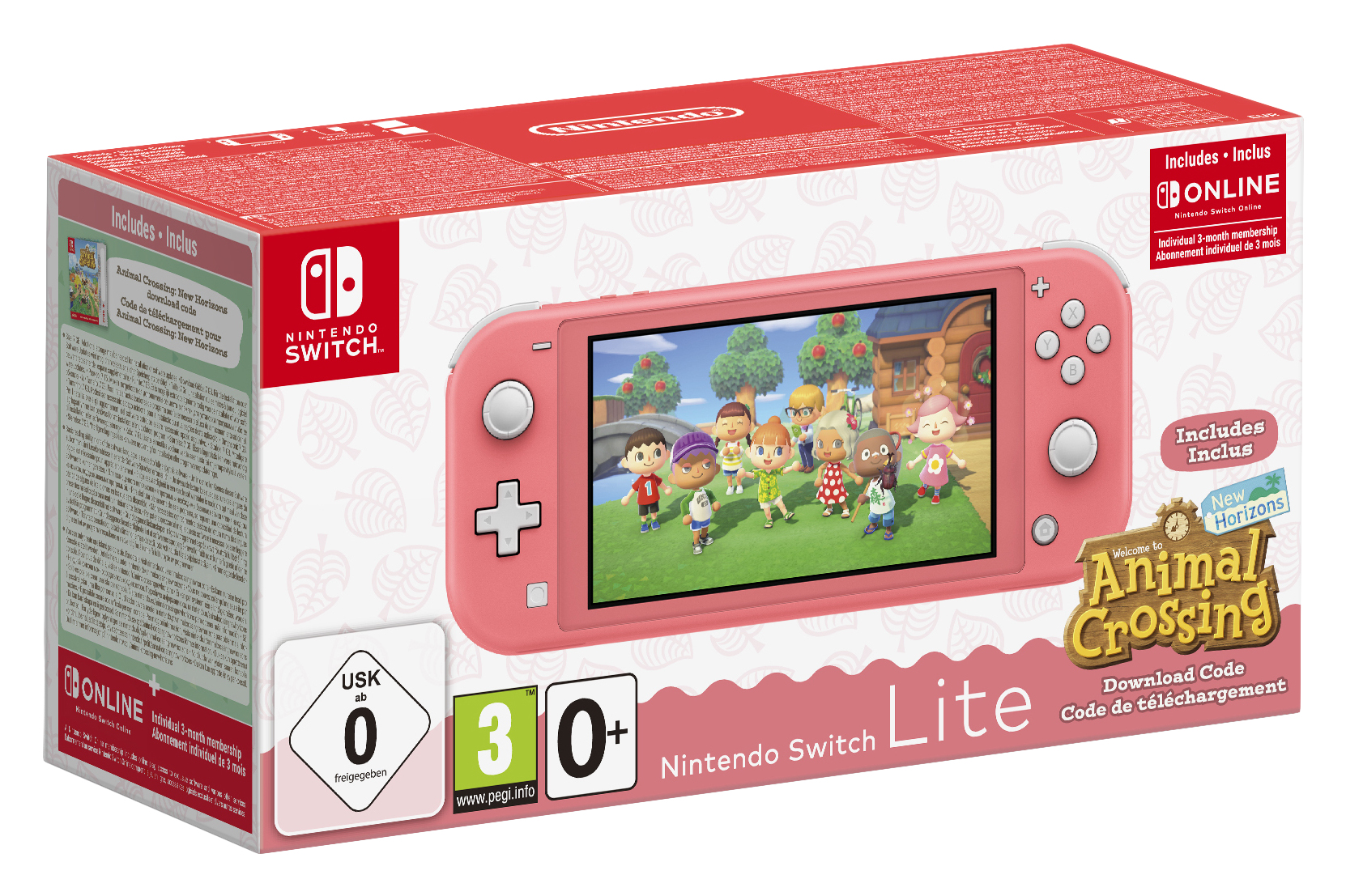 Nintendo Switch Lite (Coral) Animal Crossing: New Horizons Pack + NSO 3 months (Limited) – image 8