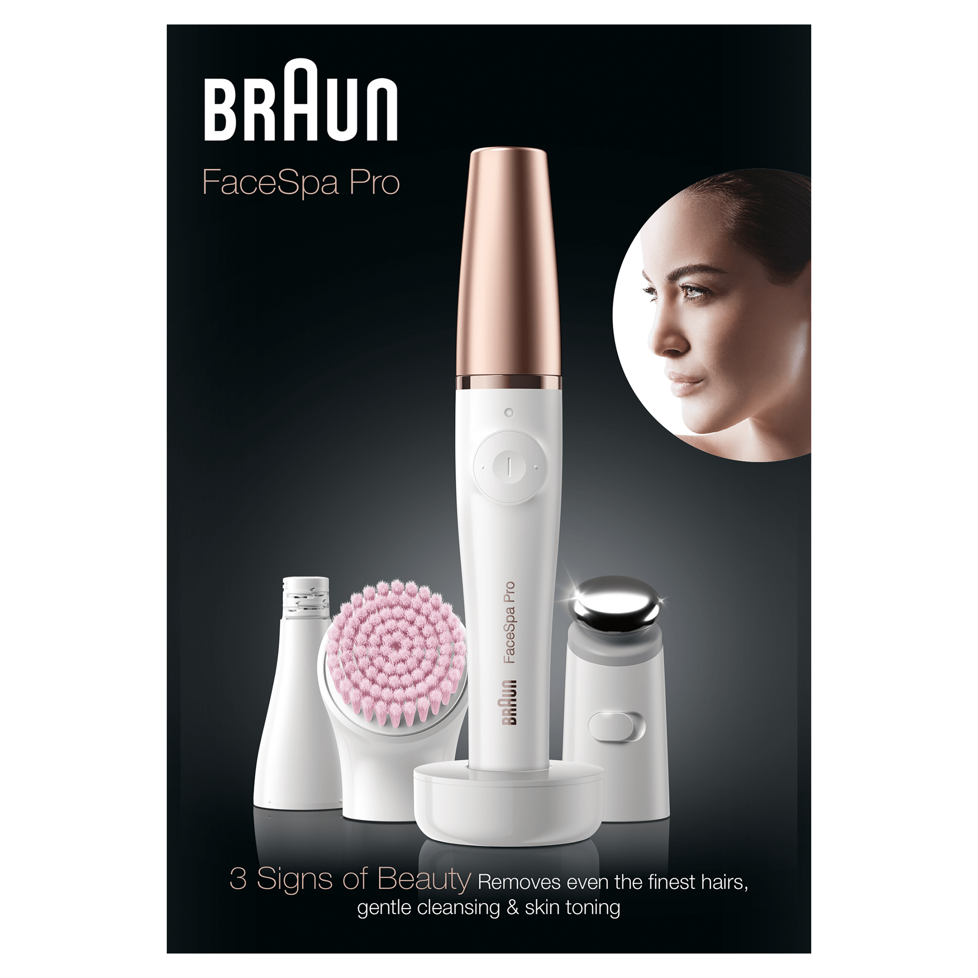 Braun FaceSpa Pro 912 10 tweezers White, Bronze – image 4