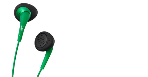 JVC HA-F240GX headphones/headset Wired In-ear Green