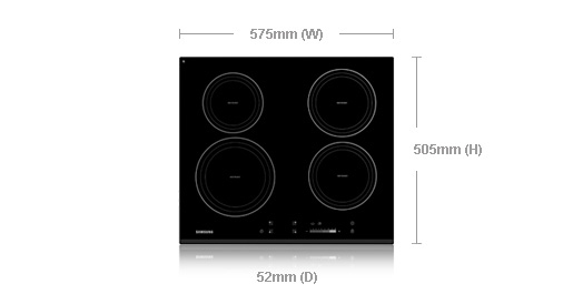 Samsung CTN464KB01 hob Black Built-in Zone induction hob 4 zone(s) – image 2