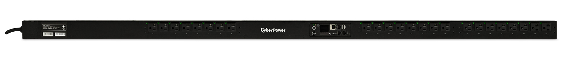 CyberPower PDU81101 power distribution unit (PDU) 24 AC outlet(s) 0U Black – image 2