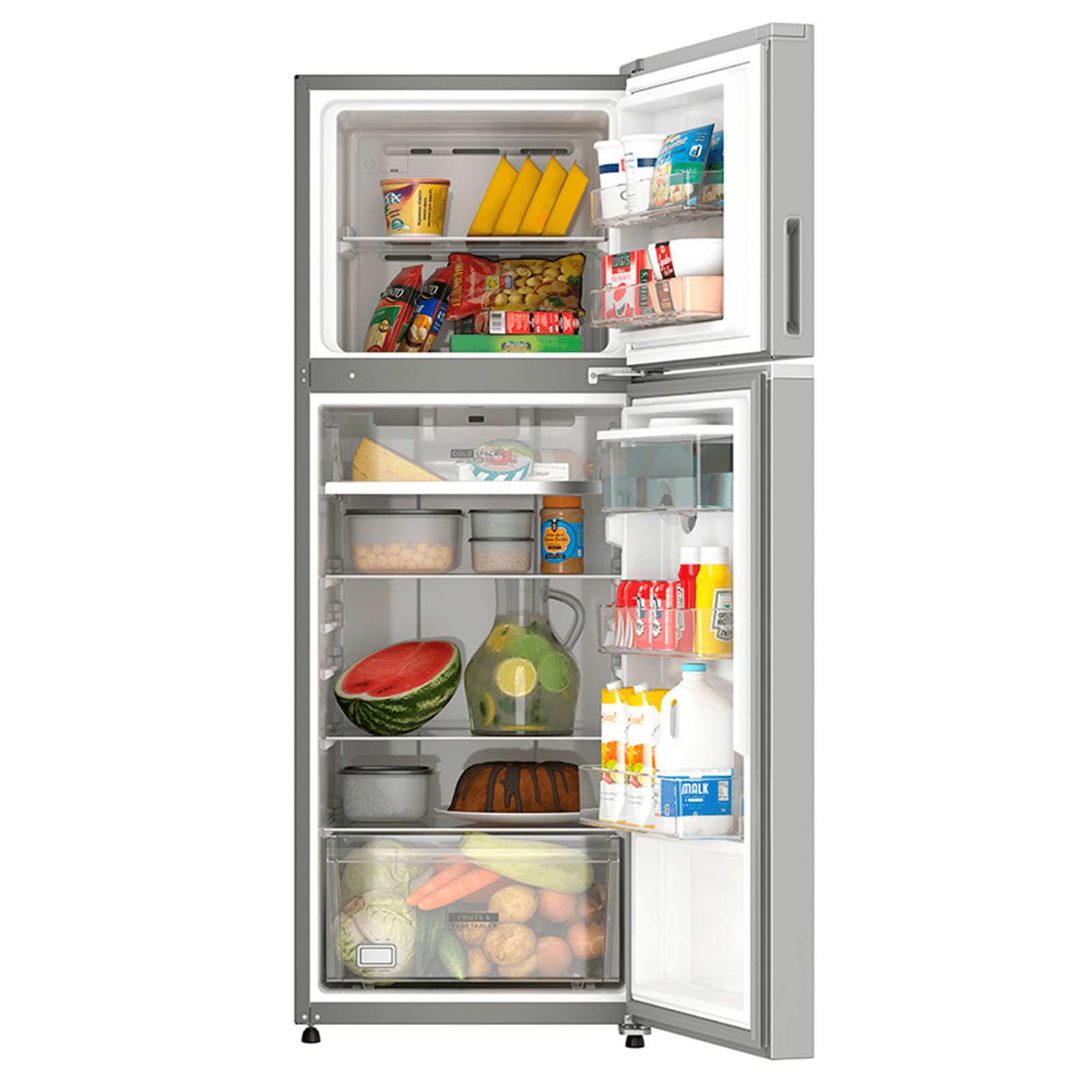 Whirlpool WT1333K fridge-freezer Freestanding Stainless steel – image 2