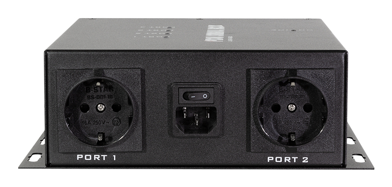 LogiLink PDU4S01 power distribution unit (PDU) 4 AC outlet(s) Black – image 4